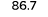 86 7