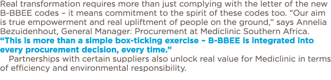 Real transformation requires more than just complying with the letter of the new B-BBEE codes   it means commitment t   